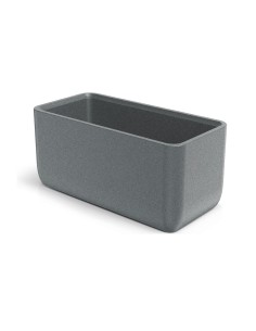 Pflanzkasten 80 × 38 × 37 cm Steinoptik, 57 L – Granit hell | Töpferkönig