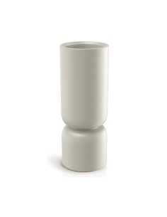 Pflanzsäule rund Ø30 × 76 cm Steinoptik, 10,5 L – Sand | Töpferkönig