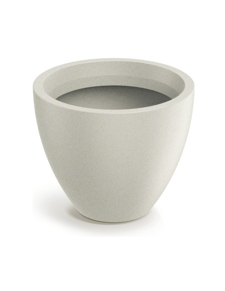 Blumentopf rund Ø38 × 32 cm matt, 23 L – Sand | Töpferkönig