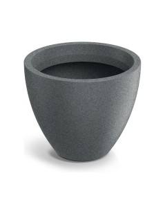 Blumentopf rund Ø38 × 32 cm matt, 23 L – Granit hell | Töpferkönig