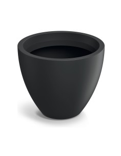 Blumentopf rund Ø38 × 32 cm matt, 23 L – Schwarz | Töpferkönig