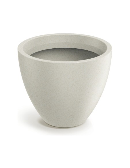 Blumentopf rund Ø47 × 40 cm matt, 44 L – Sand | Töpferkönig