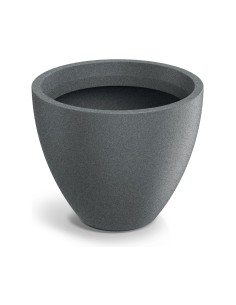 Blumentopf rund Ø47 × 40 cm matt, 44 L – Granit hell | Töpferkönig