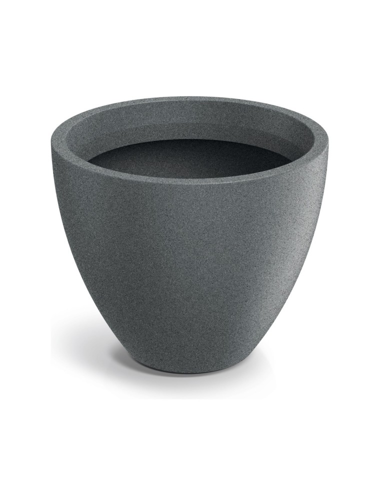 Blumentopf rund Ø47 × 40 cm matt, 44 L – Granit hell | Töpferkönig