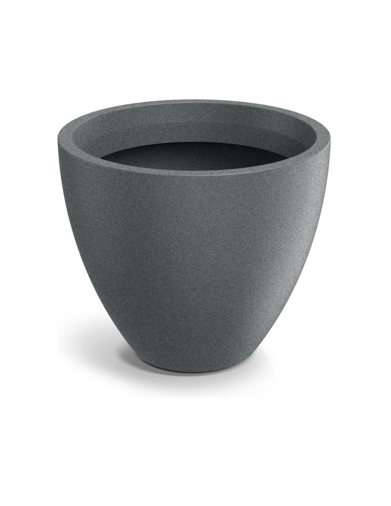 Blumentopf rund Ø58 × 50 cm matt, 86 L – Granit hell | Töpferkönig