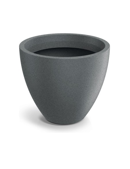 Blumentopf rund Ø58 × 50 cm matt, 86 L – Granit hell | Töpferkönig