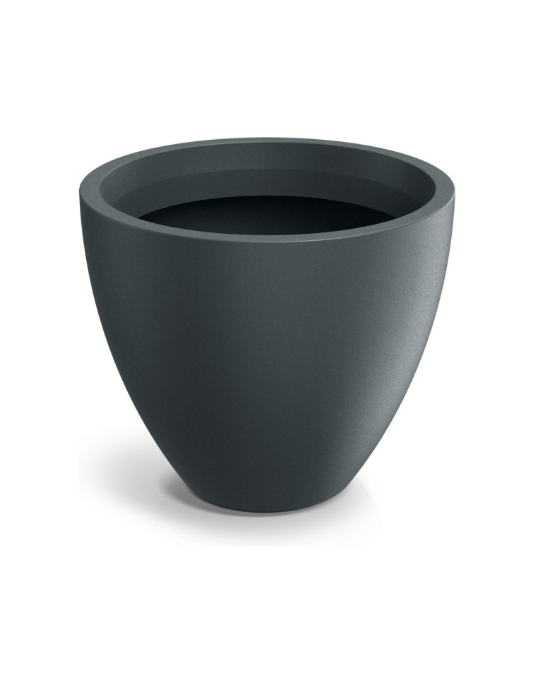 Blumentopf rund Ø58 × 50 cm matt, 86 L – Graphit | Töpferkönig