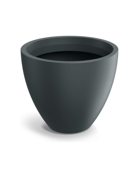 Blumentopf rund Ø58 × 50 cm matt, 86 L – Graphit | Töpferkönig