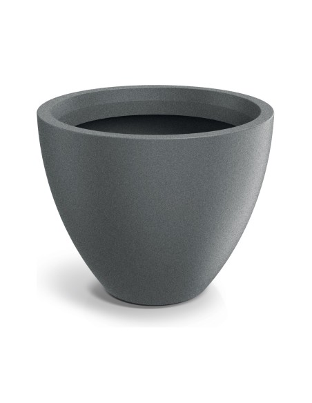 Pflanzkübel rund Ø78 × 64 cm matt, 102 L – Granit hell | Töpferkönig