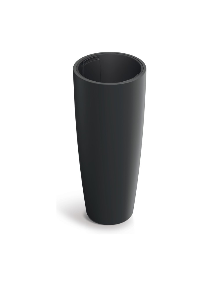 Pflanzsäule XXL rund Ø39 × 96 cm matt, 88 L – Schwarz | Töpferkönig