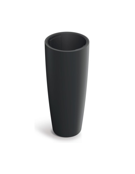 Pflanzsäule rund Ø39 × 96 cm matt, 88 L – Schwarz | Töpferkönig