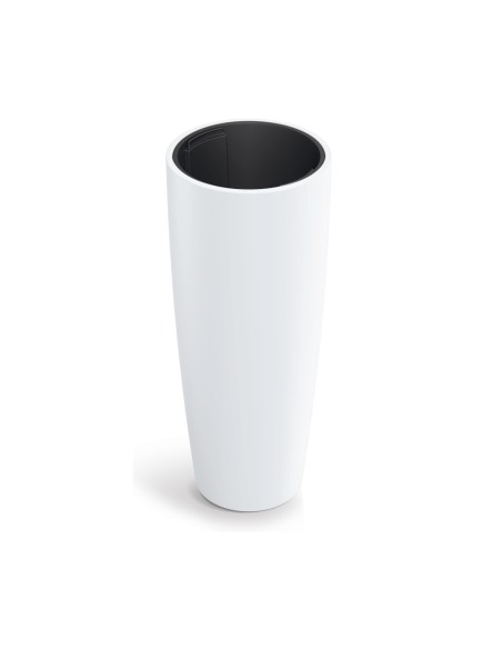 Pflanzsäule rund Ø39 × 96 cm matt, 88 L – Weiß | Töpferkönig