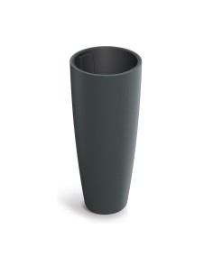 Pflanzsäule rund Ø47 × 115 cm matt, 152 L – Graphit | Töpferkönig