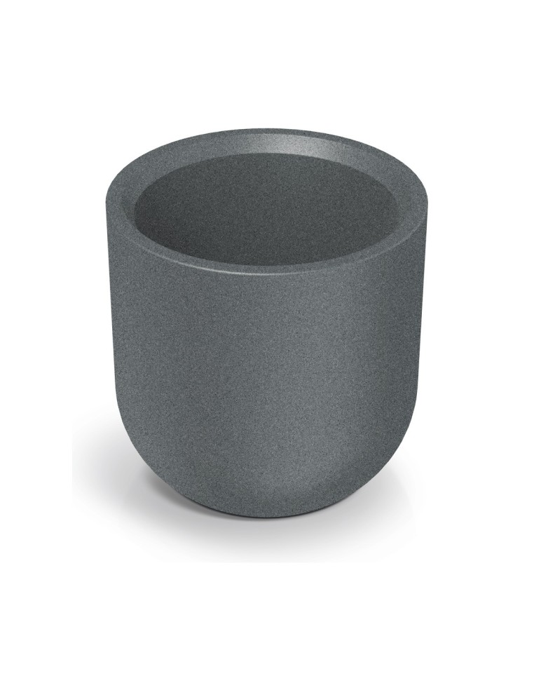 Blumentopf rund Ø40 × 40 cm Steinoptik, 19 L – Granit hell | Töpferkönig