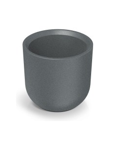 Blumentopf rund Ø48 × 48 cm Steinoptik, 35 L – Granit hell | Töpferkönig