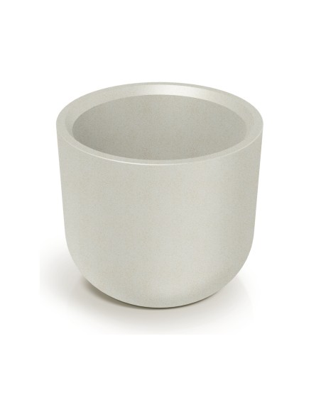 Pflanzkübel rund Ø60 × 55 cm Steinoptik, 64 L – Sand | Töpferkönig