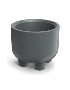 Blumentopf rund Ø40 × 33 cm Steinoptik, 15 L – Granit hell | Töpferkönig