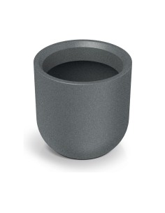 Blumentopf rund Ø48 × 48 cm Steinoptik, 69 L – Granit hell | Töpferkönig