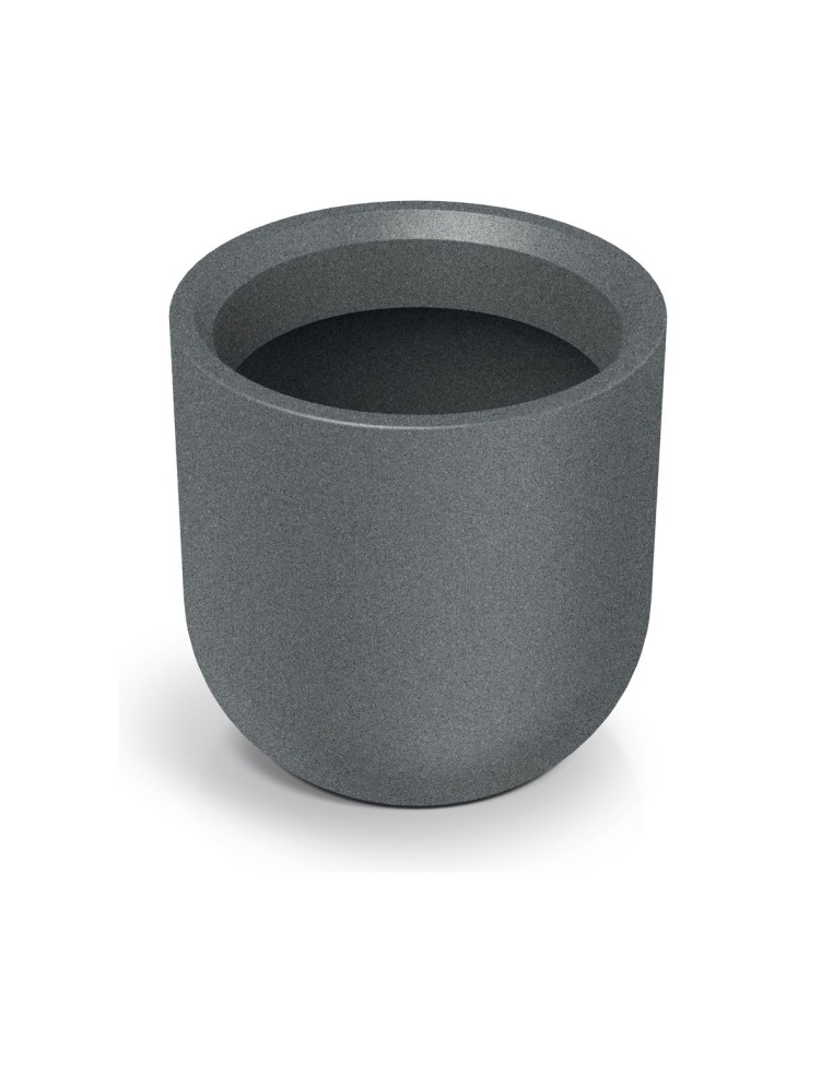 Blumentopf rund Ø48 × 48 cm Steinoptik, 69 L – Granit hell | Töpferkönig