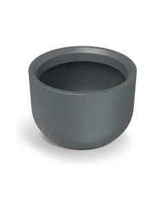 Pflanzkübel rund Ø60 × 42 cm Steinoptik, 92 L – Granit hell | Töpferkönig