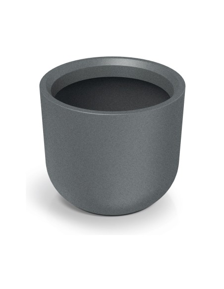 Pflanzkübel rund Ø60 × 55 cm Steinoptik, 123 L – Granit hell | Töpferkönig