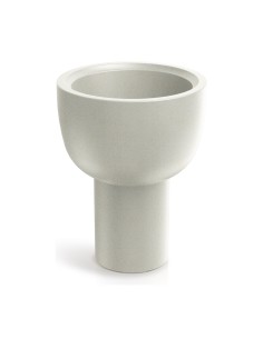 Blumenkübel rund Ø40 × 50 cm Steinoptik, 12 L – Sand | Töpferkönig