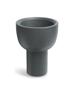 Blumenkübel rund Ø40 × 50 cm Steinoptik, 12 L – Granit hell | Töpferkönig