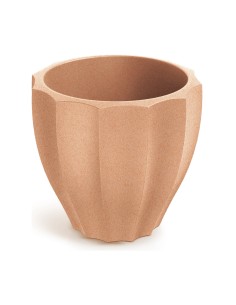 Blumentopf rund Ø40 × 36 cm mit Relief, 11 L – Terrakotta | Töpferkönig