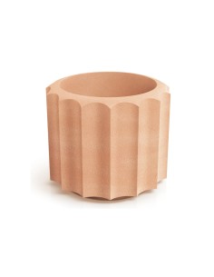 Blumentopf rund Ø58 × 48 cm gerillt, 44 L – Terrakotta | Töpferkönig