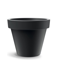 Pflanzkübel rund Ø78 × 65 cm matt, 130 L – Schwarz | Töpferkönig