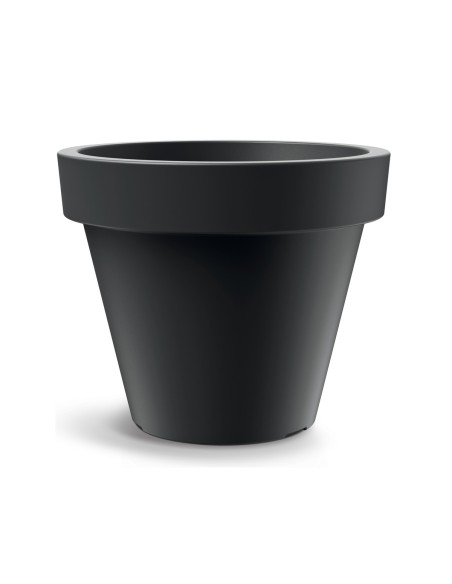 Pflanzkübel rund Ø78 × 65 cm matt, 130 L – Schwarz | Töpferkönig