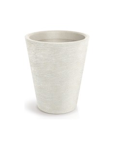 Pflanzkübel rund Ø60 × 70 cm Steinoptik, 58 L – Sand | Töpferkönig