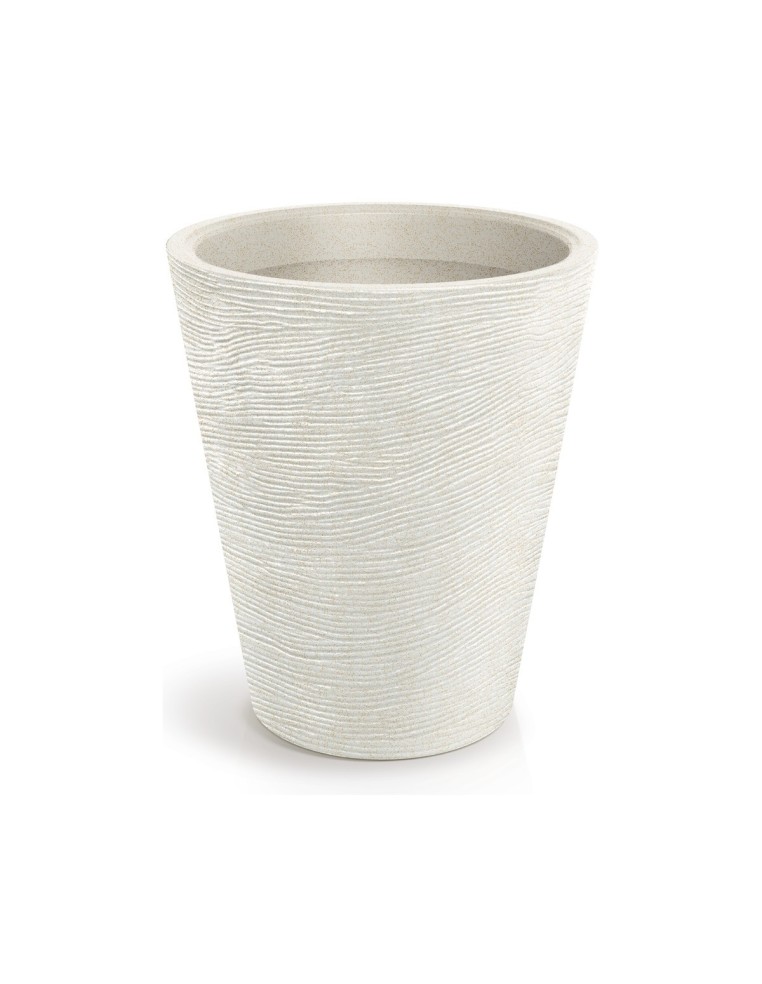 Pflanzkübel rund Ø60 × 70 cm Steinoptik, 58 L – Sand | Töpferkönig