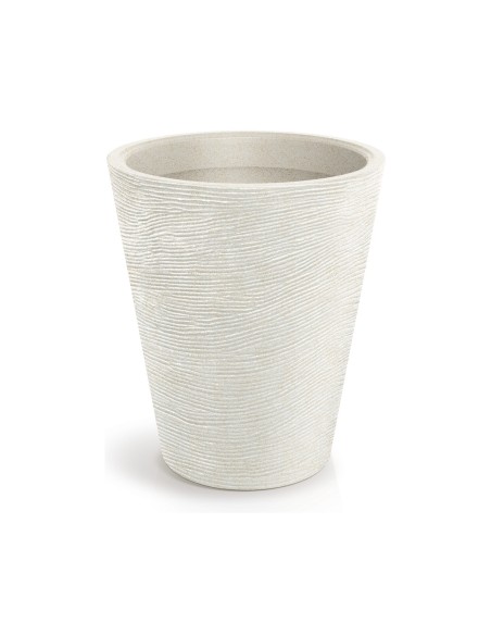 Pflanzkübel rund Ø60 × 70 cm Steinoptik, 58 L – Sand | Töpferkönig