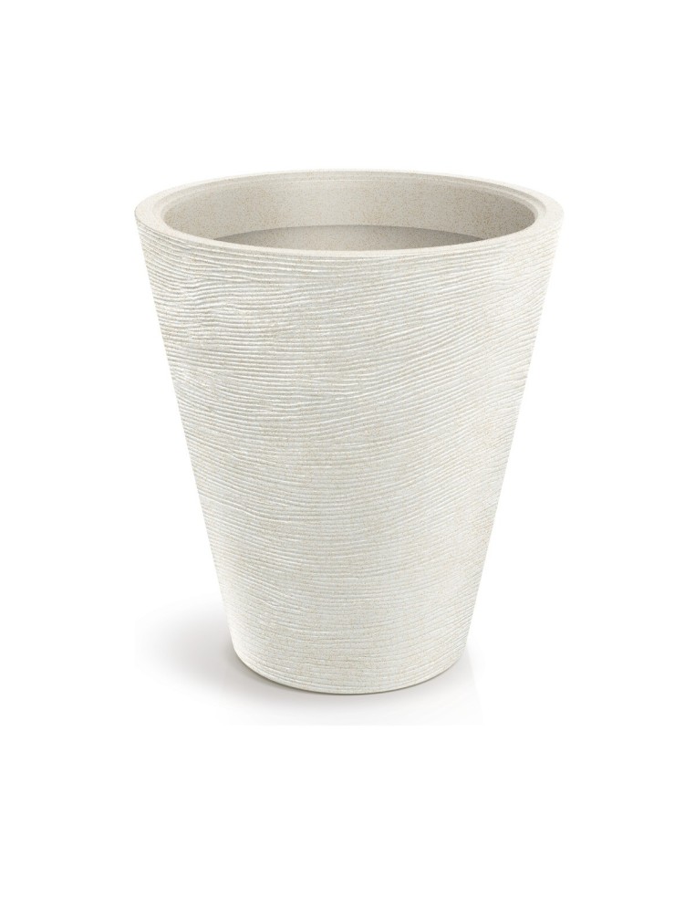 Pflanzkübel rund Ø80 × 90 cm Steinoptik, 111 L – Sand | Töpferkönig