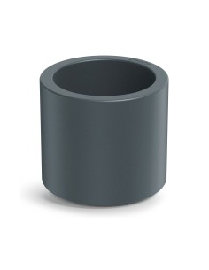 Blumentopf rund Ø29 × 26 cm matt, 8 L – Betongrau | Töpferkönig