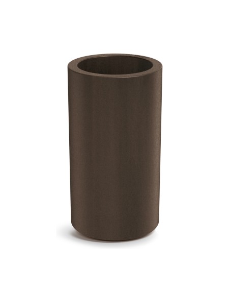 Pflanzsäule rund Ø29 × 53 cm matt, 8 L – Cortenstahl | Töpferkönig