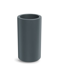 Pflanzsäule rund Ø29 × 53 cm matt, 8 L – Betongrau | Töpferkönig
