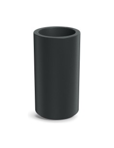 Pflanzsäule rund Ø29 × 53 cm matt, 8 L – Dunkelgrau | Töpferkönig