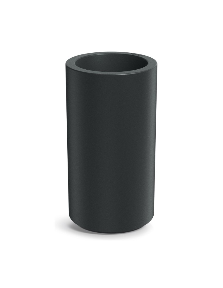 Pflanzsäule rund Ø29 × 53 cm matt, 8 L – Dunkelgrau | Töpferkönig