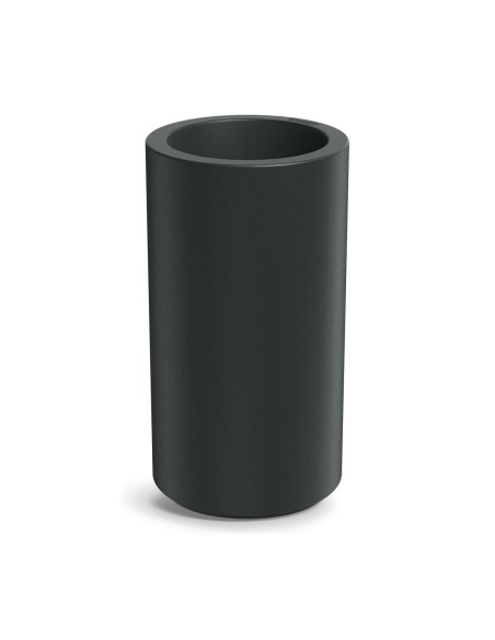 Pflanzsäule rund Ø29 × 53 cm matt, 8 L – Dunkelgrau | Töpferkönig