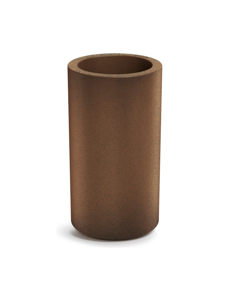 Pflanzsäule rund Ø29 × 53 cm matt, 8 L – Rost | Töpferkönig