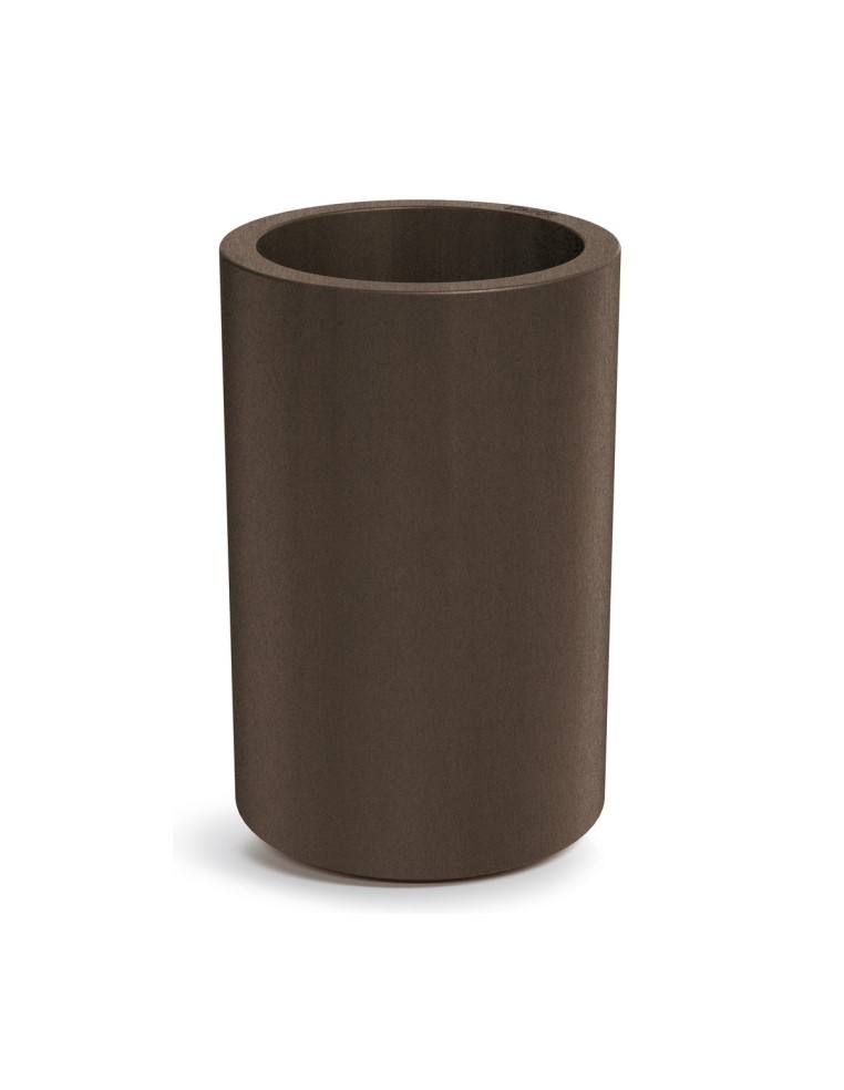 Blumenkübel rund Ø38 × 58 cm matt, 19 L – Cortenstahl | Töpferkönig