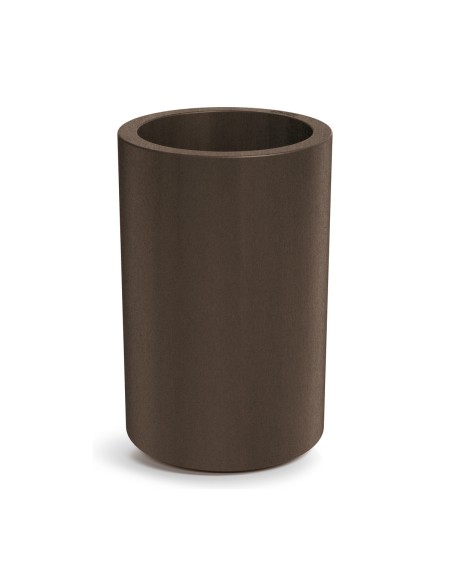 Blumenkübel rund Ø38 × 58 cm matt, 19 L – Cortenstahl | Töpferkönig