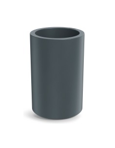 Blumenkübel rund Ø38 × 58 cm matt, 19 L – Betongrau | Töpferkönig