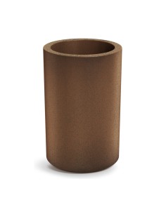Blumenkübel rund Ø38 × 58 cm matt, 19 L – Rost | Töpferkönig