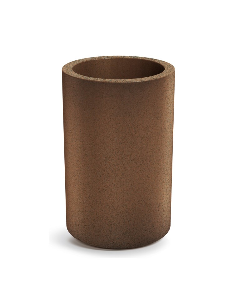 Blumenkübel rund Ø38 × 58 cm matt, 19 L – Rost | Töpferkönig