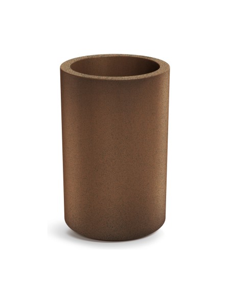 Blumenkübel rund Ø38 × 58 cm matt, 19 L – Rost | Töpferkönig