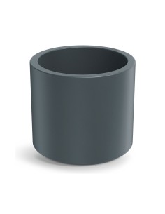 Blumentopf rund Ø47 × 40 cm matt, 40 L – Betongrau | Töpferkönig