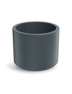 Blumentopf rund Ø58 × 45 cm matt, 71 L – Betongrau | Töpferkönig